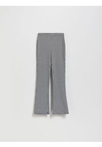 Reserved - Dzianinowe spodnie z wiskozą - wielobarwny. Materiał: dzianina, wiskoza #1