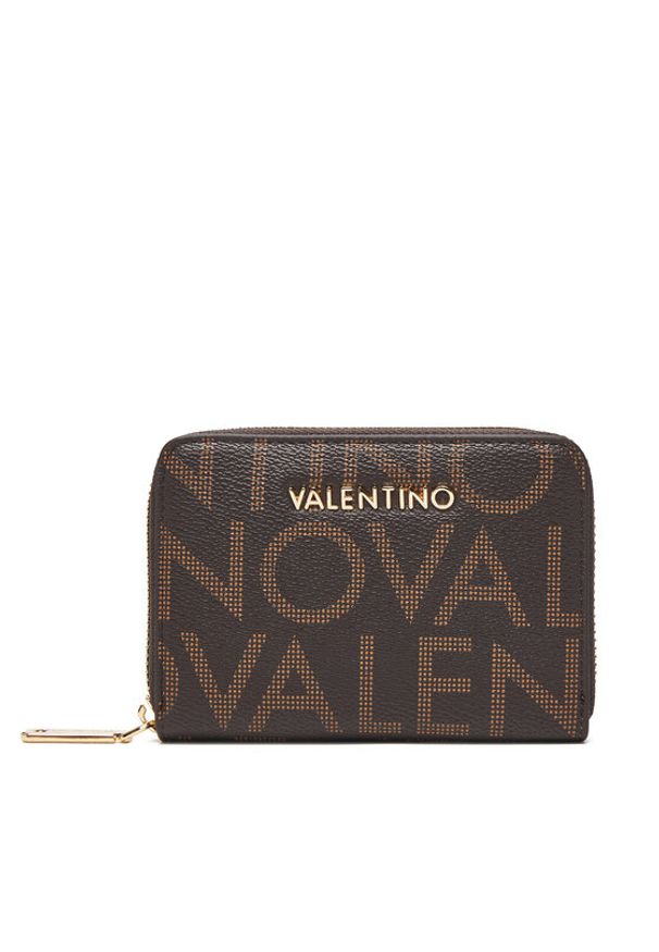 VALENTINO - Valentino Mały Portfel Damski Regina Re VPS9IS137 Brązowy. Kolor: brązowy. Materiał: skóra