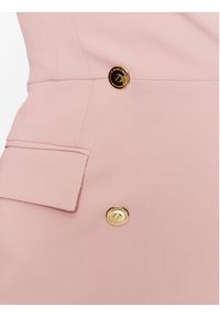 Elisabetta Franchi Sukienka koktajlowa AB-340-31E2-V590 Różowy Slim Fit. Kolor: różowy. Materiał: syntetyk. Styl: wizytowy