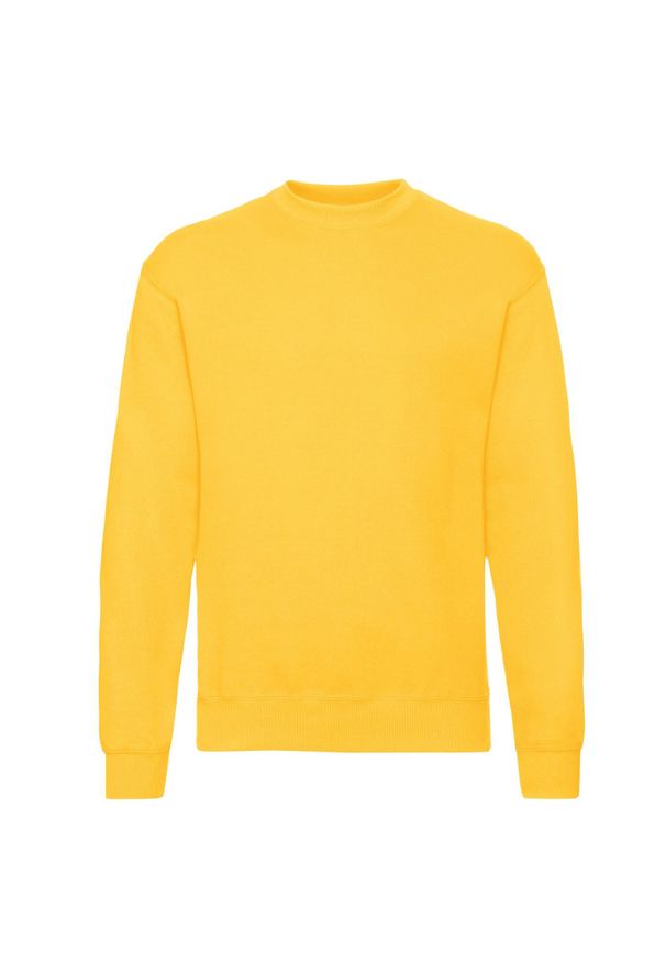 FRUIT OF THE LOOM - Męska Klasyczna Bluza Wkładana Przez Głowę. Kolor: żółty, wielokolorowy, pomarańczowy