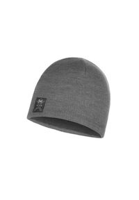 Czapka biegowa unisex Buff Knitted & Polar zimowa wewnętrzna polarowa opaska. Kolor: szary, wielokolorowy, czarny. Materiał: polar. Sezon: zima. Styl: sportowy #1