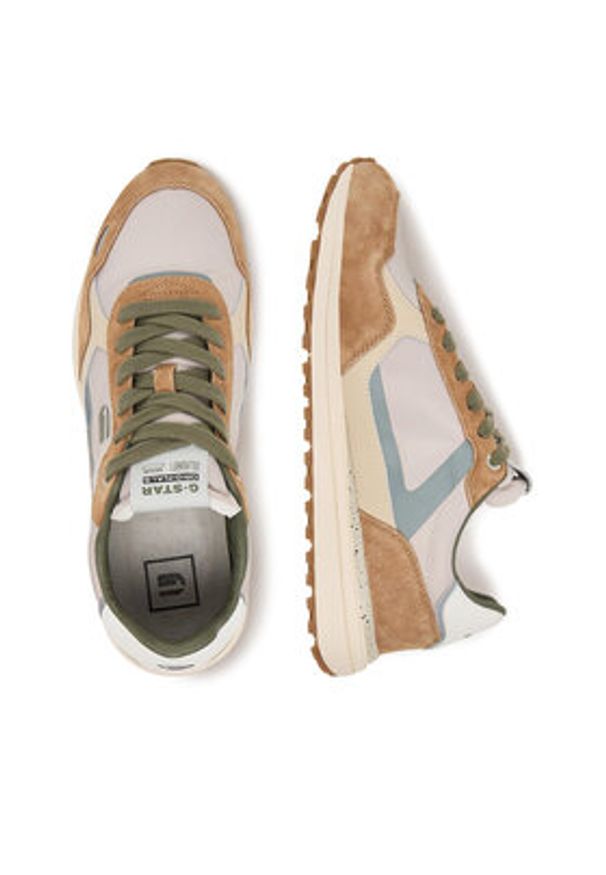 G-Star RAW - G-Star Raw Sneakersy EO-XAVI-01 Brązowy. Kolor: brązowy. Materiał: materiał