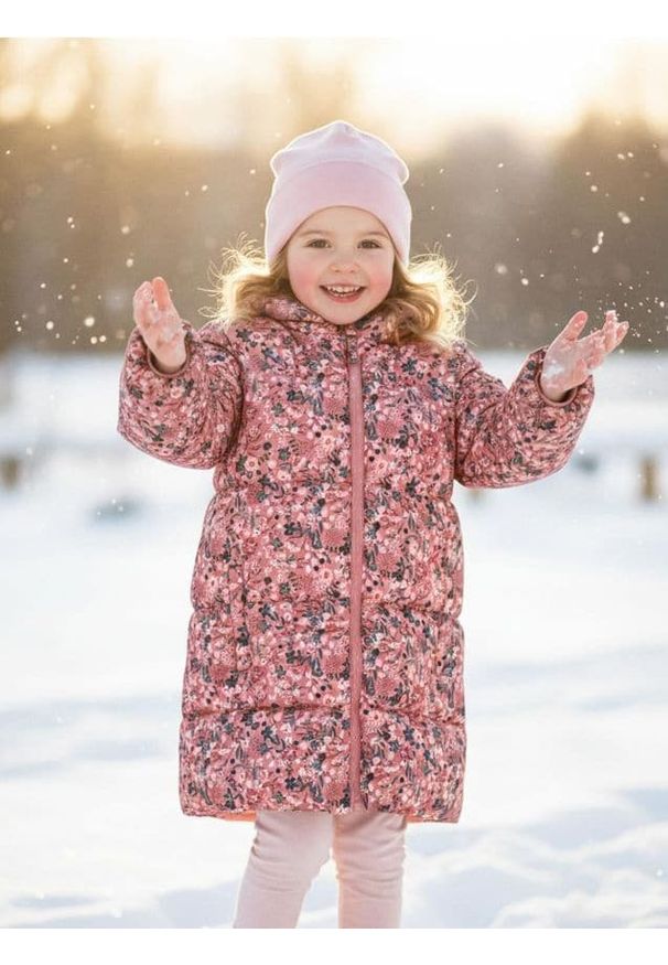 Sinsay - Pikowana kurtka puffer z kapturem - wielobarwny. Typ kołnierza: kaptur