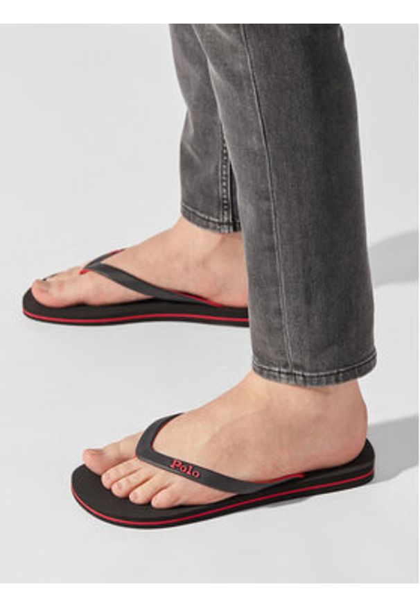 Polo Ralph Lauren Japonki Bolt Sn Csl 816830673003 Czarny. Kolor: czarny. Materiał: syntetyk