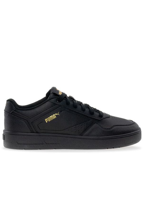 Buty Puma Court Classic 39501802 - czarne. Kolor: czarny. Materiał: skóra, syntetyk, guma. Szerokość cholewki: normalna. Sport: tenis