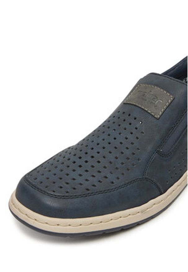 Rieker Półbuty 18267-15 Granatowy. Kolor: niebieski. Materiał: syntetyk