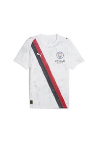 Puma - Męska koszulka KIDSUPER × MANCHESTER CITY PUMA. Kolor: biały, wielokolorowy, czarny