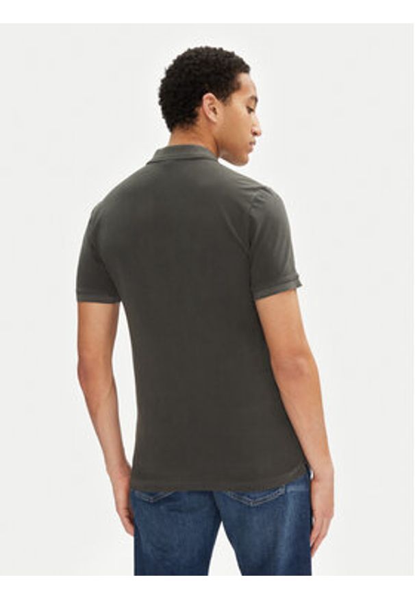 G-Star RAW - G-Star Raw Polo Dunda D11595-D756 B564 Szary Slim Fit. Typ kołnierza: polo. Kolor: szary. Materiał: bawełna