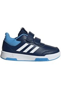 Adidas - Buty adidas Tensaur Run 2.0 Cf K Jr IE0922 niebieskie. Okazja: na co dzień. Zapięcie: rzepy. Kolor: niebieski. Materiał: materiał, syntetyk. Szerokość cholewki: normalna. Sport: bieganie #7
