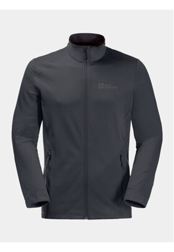 Jack Wolfskin Bluza techniczna Kolbenberg Fz 1710521 Czarny Regular Fit. Kolor: czarny. Materiał: syntetyk