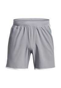 Spodenki fitness męskie Under Armour Hiit Woven. Kolor: szary. Sport: fitness #1
