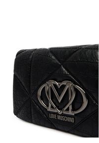 Love Moschino - LOVE MOSCHINO Torebka JC4043PP1PLF1000 Czarny. Kolor: czarny. Materiał: skórzane #4
