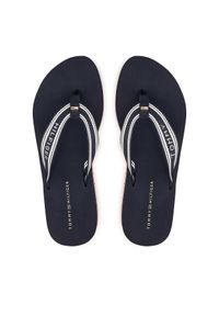 TOMMY HILFIGER - Japonki Tommy Hilfiger. Kolor: niebieski. Wzór: nadruk #1