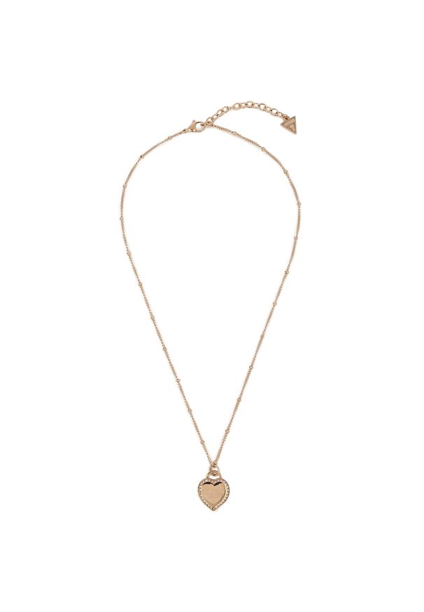 Naszyjnik Guess JUBN01 420JW Rose Gold. Kolor: wielokolorowy, różowy, złoty