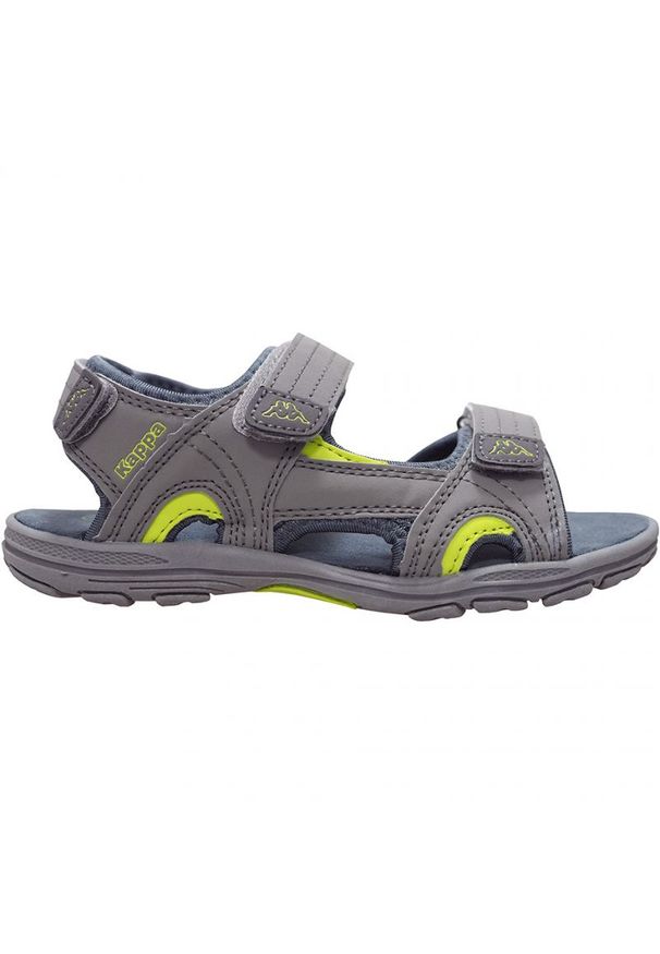 Sandały Kappa Early Ii K Footwear Jr 260373K 1633 wielokolorowe szare. Okazja: na co dzień. Zapięcie: rzepy. Kolor: wielokolorowy, szary. Materiał: syntetyk, materiał. Wzór: paski. Styl: casual