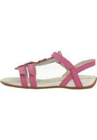 Clarks - Sandały CLARKS RIO DANCE INF Rose. Kolor: różowy. Materiał: syntetyk, skóra. Sezon: lato