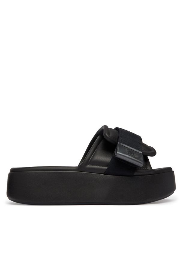 melissa - Melissa Klapki Melissa Free Fuzzy Slide Platform Ad 37835 Czarny. Kolor: czarny. Obcas: na platformie