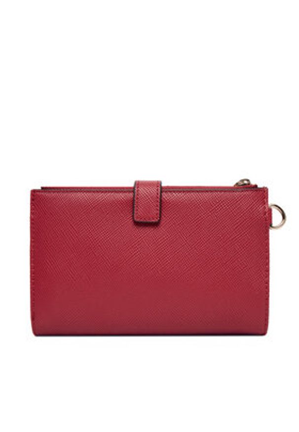 Guess Duży Portfel Damski Laurel II Slg SWZG74 59157 Czerwony. Kolor: czerwony. Materiał: skóra