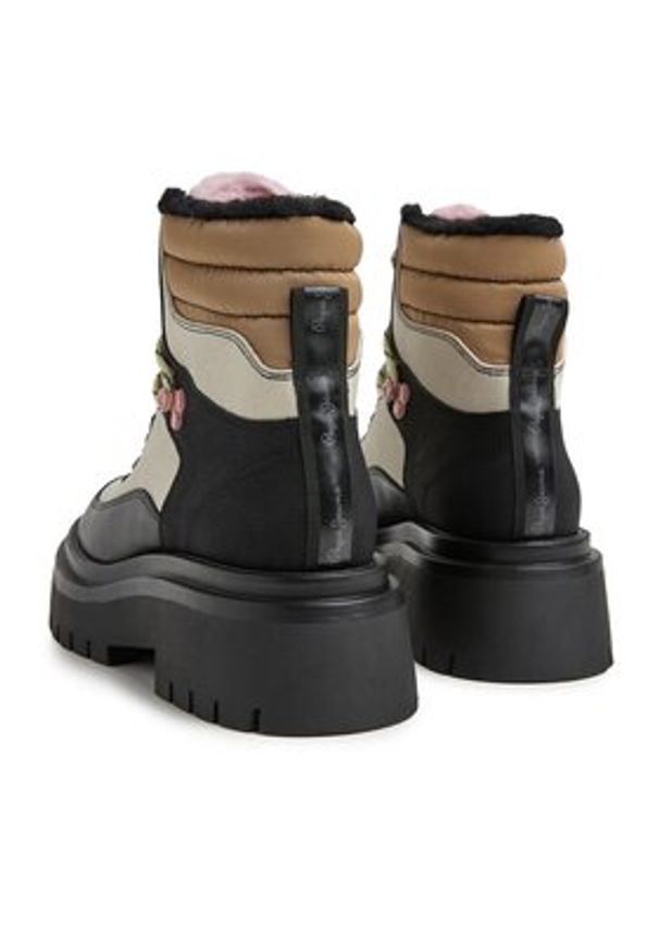 Pepe Jeans Trzewiki PLS50499 Beżowy. Kolor: beżowy. Materiał: skóra