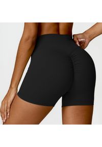 Intica - Spodenki sportowe modelujące z elastycznym pasem do treningu i biegania Essence. Kolor: brązowy. Materiał: materiał. Sport: fitness #8