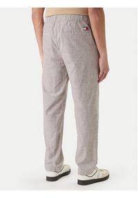 Tommy Jeans Spodnie materiałowe Sonny DM0DM22820 Beżowy Slim Fit. Kolor: beżowy. Materiał: bawełna #4