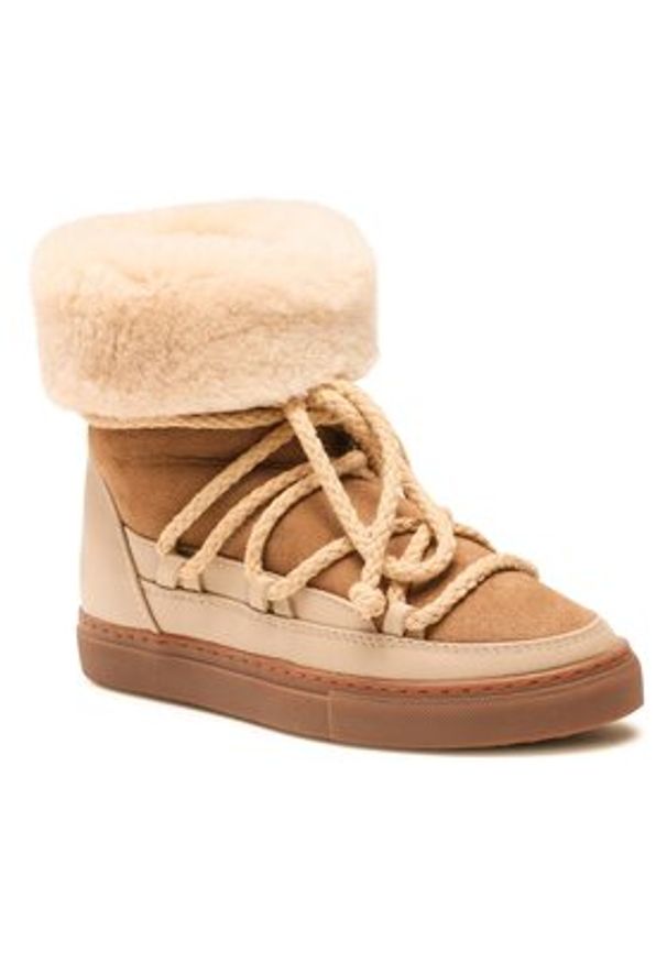 Inuikii Śniegowce Classic High 75207-005 Brązowy. Kolor: brązowy. Materiał: zamsz, skóra