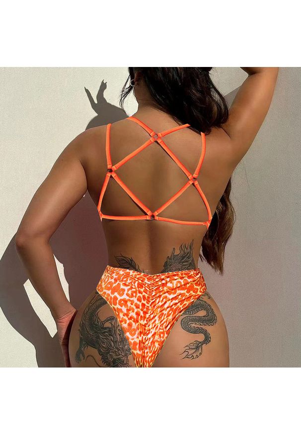 Intica - Kostium kąpielowy bikini ze strapsami na plecy plażowy Suanne. Materiał: materiał