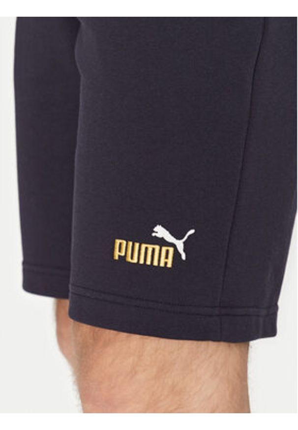 Puma Szorty sportowe Ess 684715 Granatowy Regular Fit. Kolor: niebieski. Materiał: bawełna. Styl: sportowy
