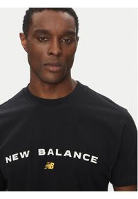 New Balance T-Shirt Reimagined Graphic MT51506 Czarny Relaxed Fit. Kolor: czarny. Materiał: bawełna #5