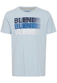 Blend T-Shirt 20715045 Błękitny Regular Fit. Kolor: niebieski. Materiał: bawełna #8