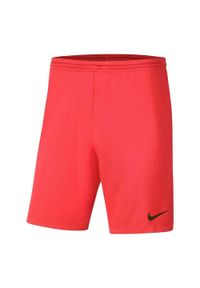 Nike - Męskie Spodenki Dry Park III. Kolor: różowy. Sport: turystyka piesza