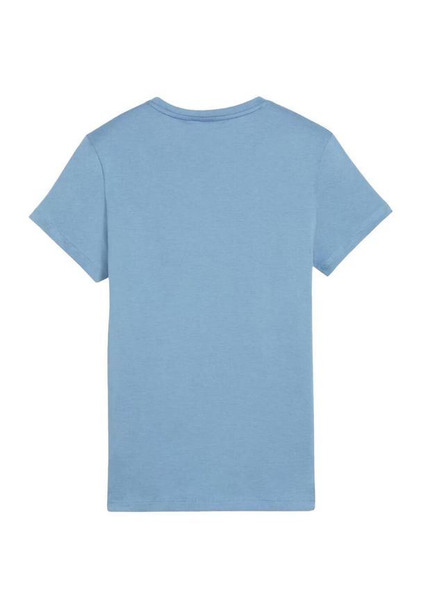 Puma - T-shirt Damski Logo ESS. Kolor: niebieski