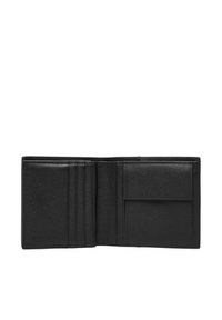 Calvin Klein Duży Portfel Męski Saffiano Ew Slim Trifold W Card LV04D1075G Czarny. Kolor: czarny. Materiał: skóra #3