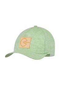 Broel czapka dziecięca kolor zielony z aplikacją. Kolor: zielony. Wzór: aplikacja