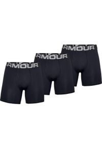 Bokserki Under Armour Rival Charged Cotton 3 Pack Black 2021. Kolor: czarny