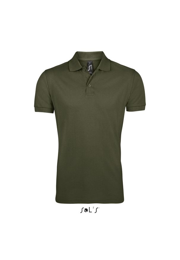 SOL'S - Polo Sol's Prime. Typ kołnierza: polo. Kolor: wielokolorowy, brązowy, zielony. Materiał: poliester, bawełna
