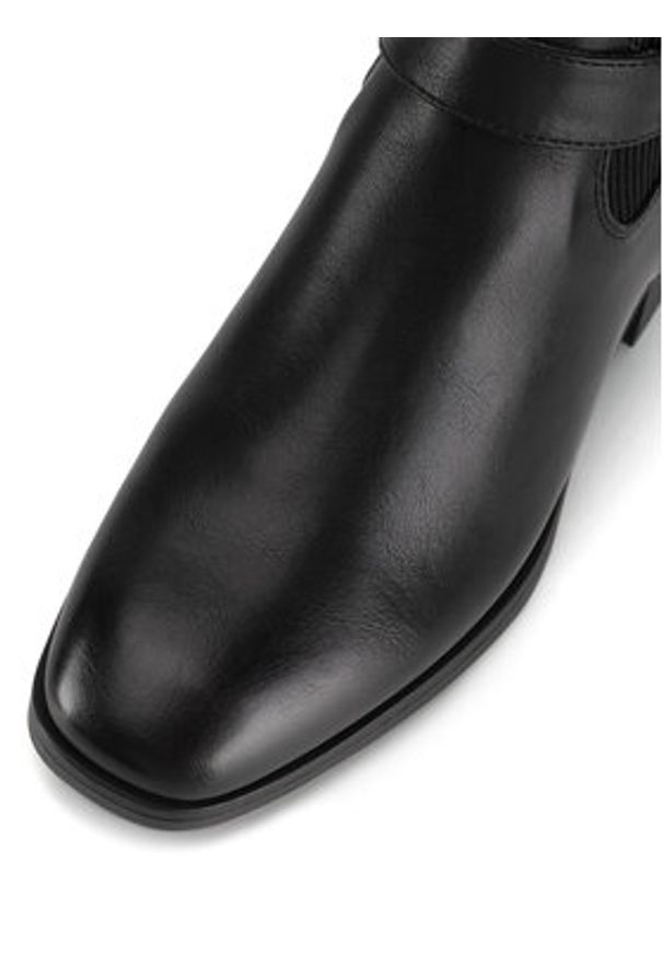 Jenny Fairy Botki HY25653-2 Czarny. Kolor: czarny. Materiał: skóra