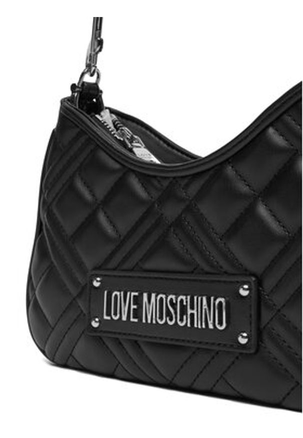 Love Moschino - LOVE MOSCHINO Torebka JC4152PP1MLA000B Czarny. Kolor: czarny. Materiał: skórzane