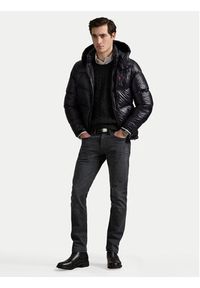 Polo Ralph Lauren Kurtka puchowa 710968281001 Czarny Regular Fit. Typ kołnierza: polo. Kolor: czarny. Materiał: syntetyk