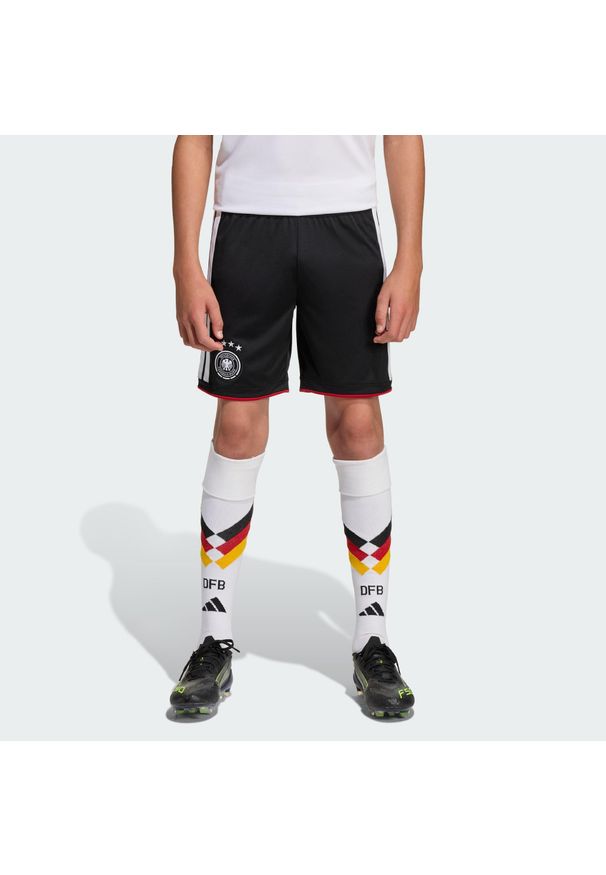 Adidas - Dziecięce szorty Germany 26 Home Replica. Kolor: wielokolorowy, biały, czarny. Styl: sportowy