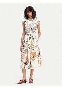 Marella Sukienka koszulowa Padana 2613221202 Kolorowy Regular Fit. Materiał: bawełna. Wzór: kolorowy. Typ sukienki: koszulowe #1