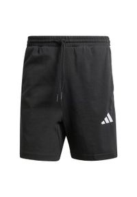Adidas - Szorty Essentials 3-Stripes Single Jersey 7-Inch. Kolor: biały, wielokolorowy, czarny. Materiał: jersey