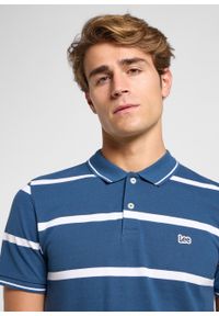 Lee - MESKA KOSZULKA LEE PIQUE POLO ORION STRIPE 112363857. Typ kołnierza: polo #5
