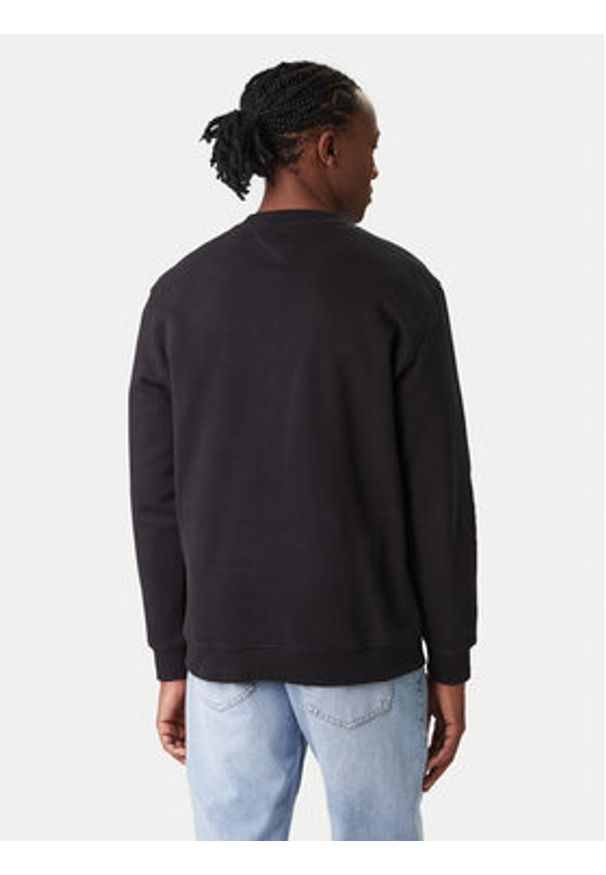 Tommy Jeans Bluza DM0DM20249 Czarny Regular Fit. Kolor: czarny. Materiał: bawełna