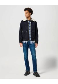 Wrangler - MĘSKA KOSZULA KRATA WRANGLER WESTERN SHIRT BLUE SHADOW 112357398