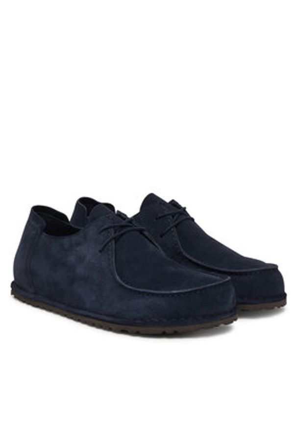 Birkenstock Półbuty Utti Lace Low 1031468 Granatowy. Kolor: niebieski. Materiał: skóra, zamsz