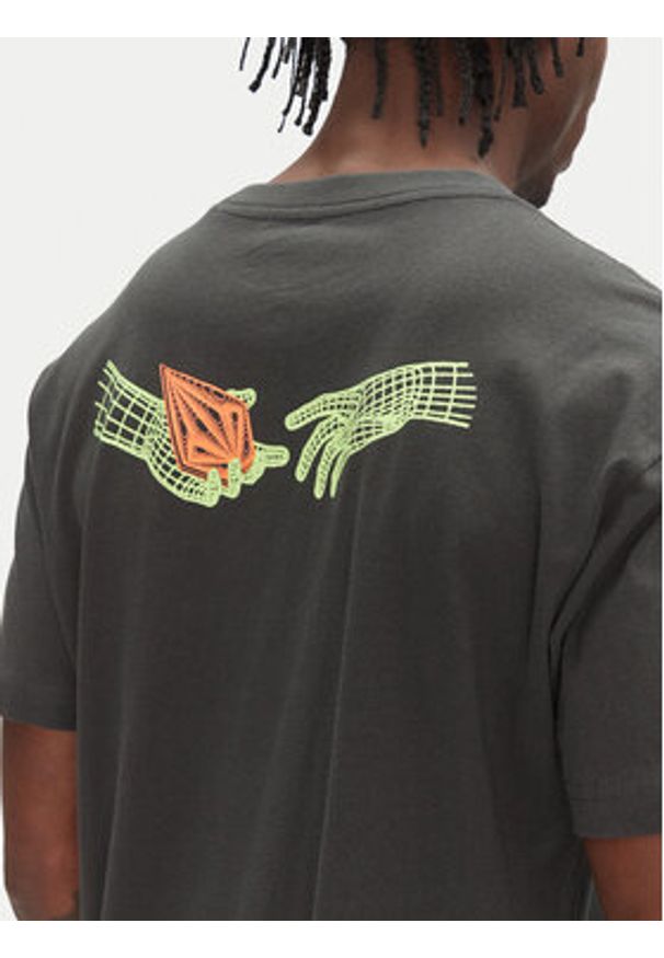 Volcom T-Shirt Filip Rygalski A4312504 Szary Loose Fit. Kolor: szary. Materiał: bawełna