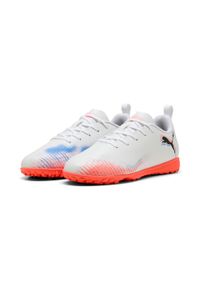 Puma - Buty piłkarskie dziecięce PUMA Future 8 Play TT Jr. Kolor: biały. Sport: piłka nożna