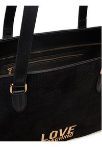 Love Moschino - LOVE MOSCHINO Torebka JC4123PP0NKB100A Czarny. Kolor: czarny. Materiał: skórzane #5