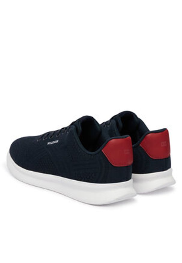 TOMMY HILFIGER - Tommy Hilfiger Sneakersy Lightweight Runner Mix FM0FM05755 Granatowy. Kolor: niebieski. Materiał: materiał